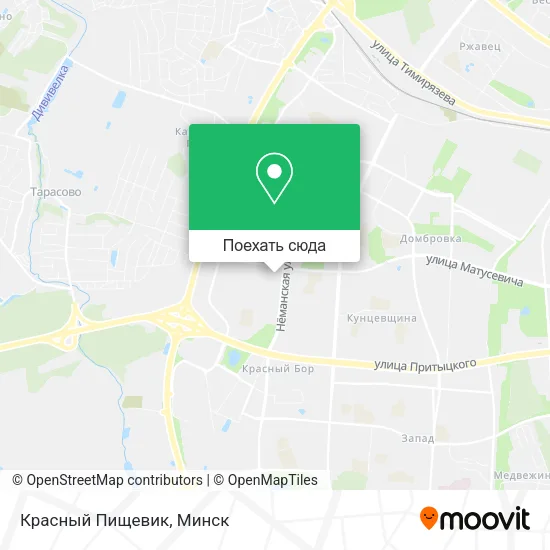Карта Красный Пищевик
