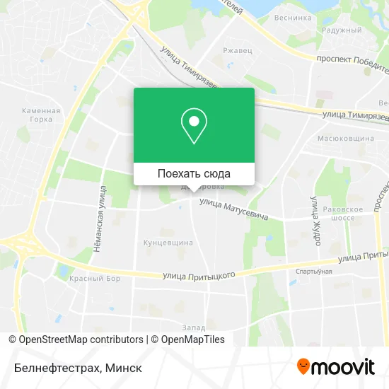 Карта Белнефтестрах
