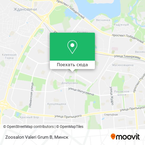 Карта Zoosalon Valeri Grum B