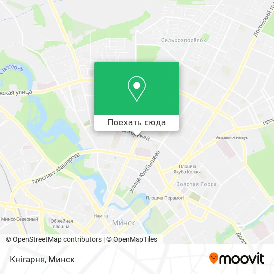Карта Кнігарня