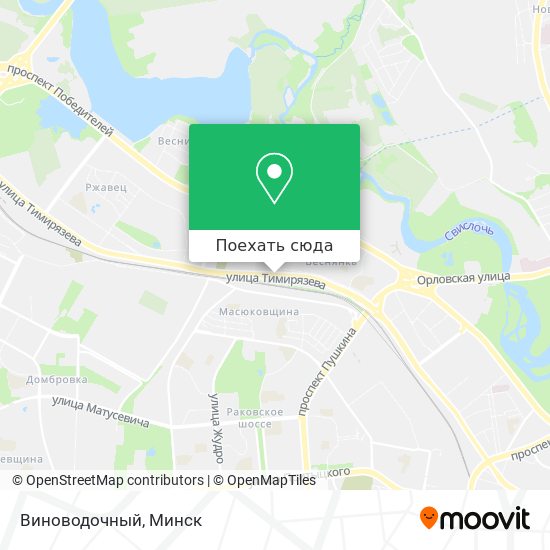 Карта Виноводочный