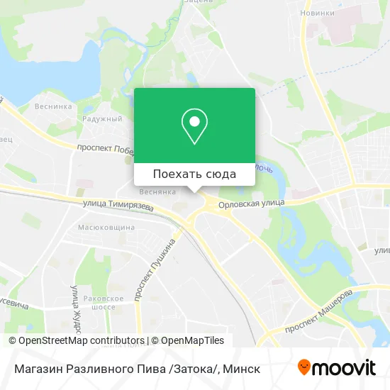 Карта Магазин Разливного Пива /Затока/