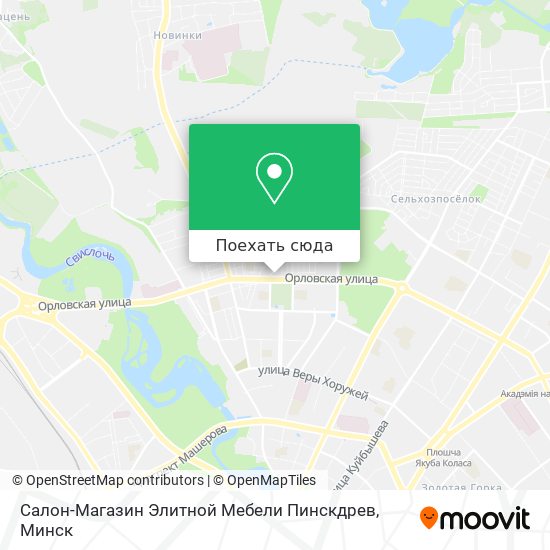 Карта Салон-Магазин Элитной Мебели Пинскдрев