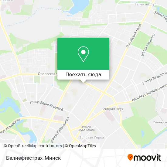 Карта Белнефтестрах