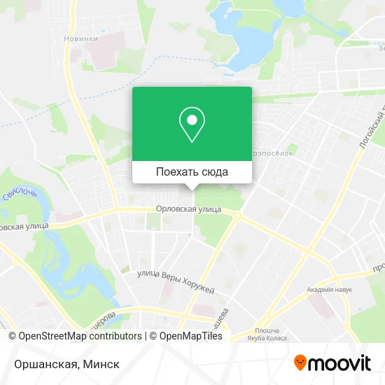 Карта Оршанская