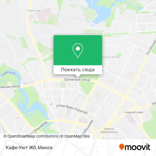 Карта Кафе-Уют Жб