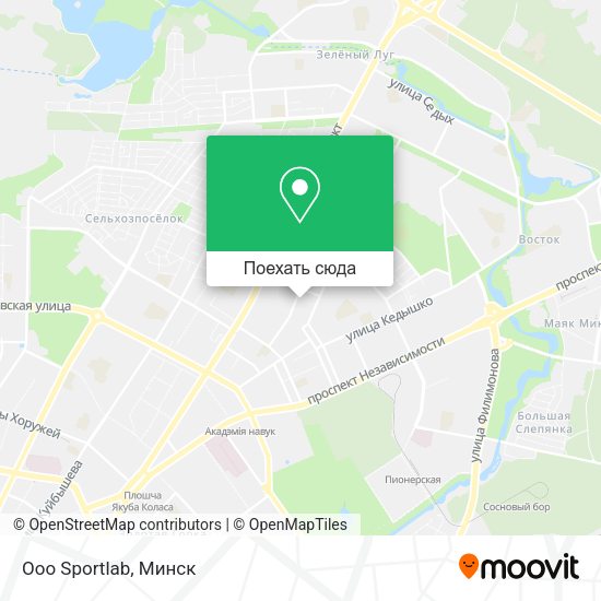 Карта Ooo Sportlab