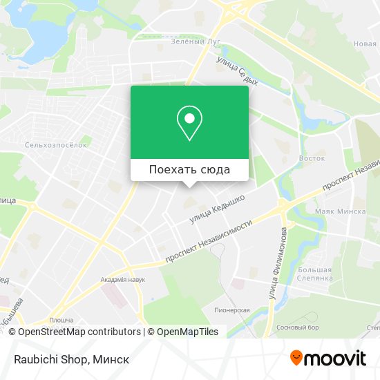 Карта Raubichi Shop
