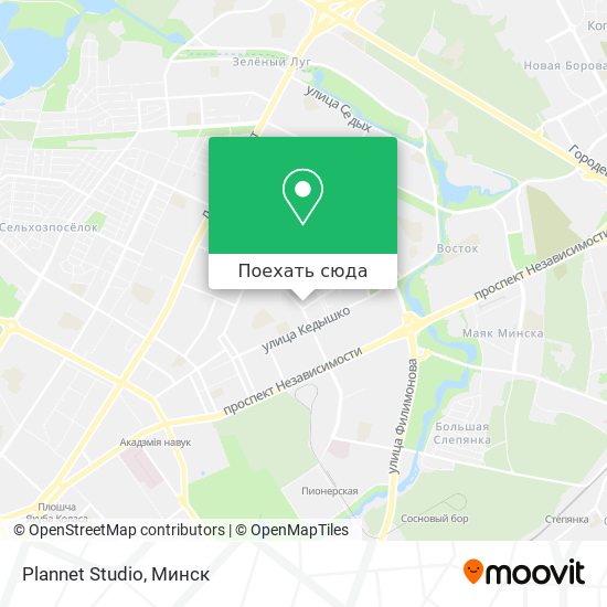 Карта Plannet Studio