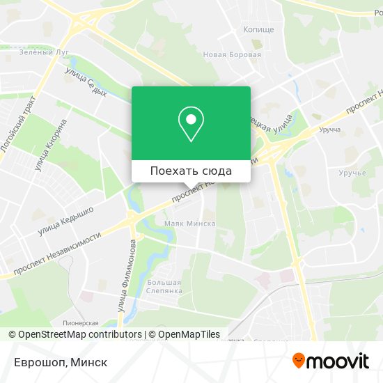 Карта Еврошоп