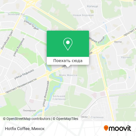 Карта Hotfix Coffee