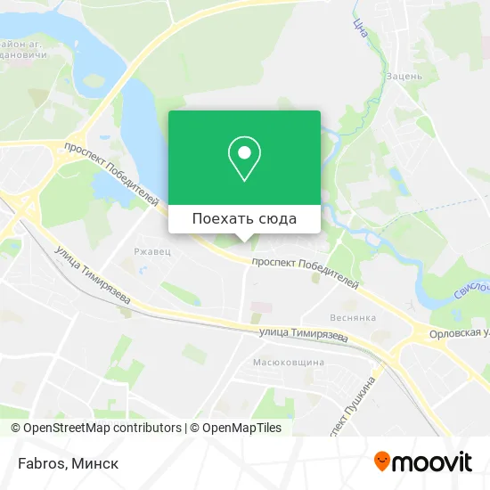 Карта Fabros