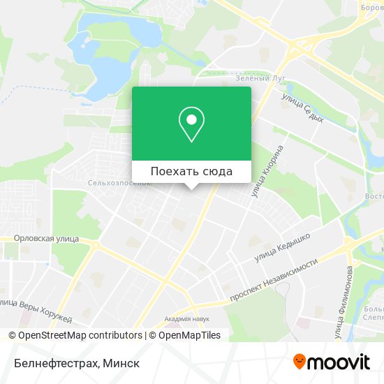 Карта Белнефтестрах