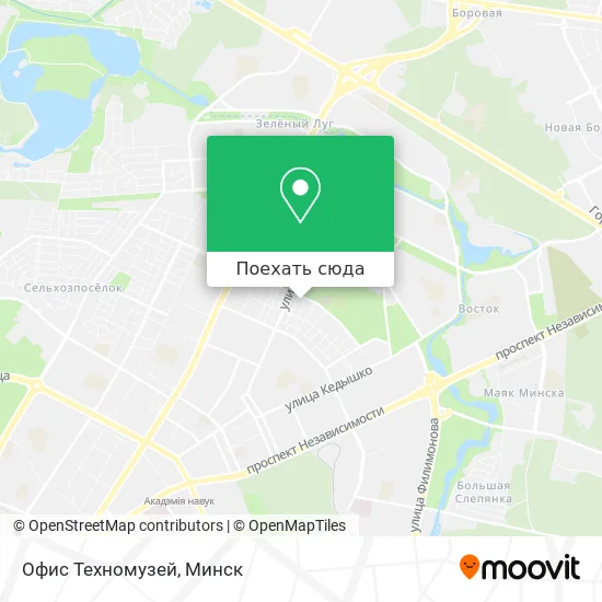 Карта Офис Техномузей