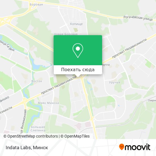 Карта Indata Labs