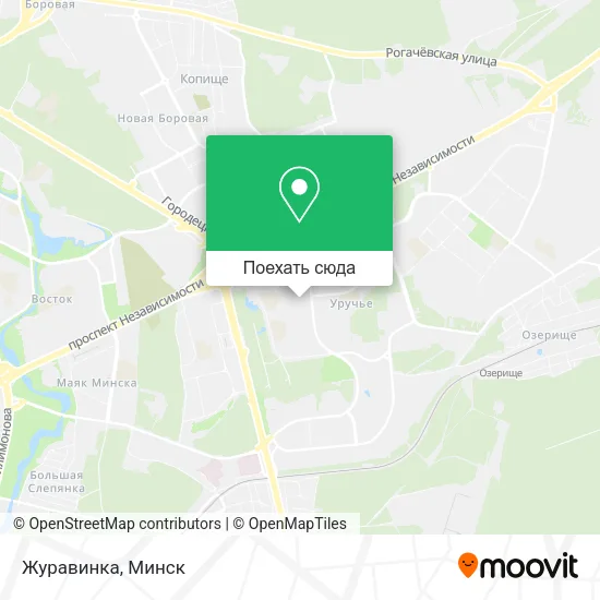 Карта Журавинка