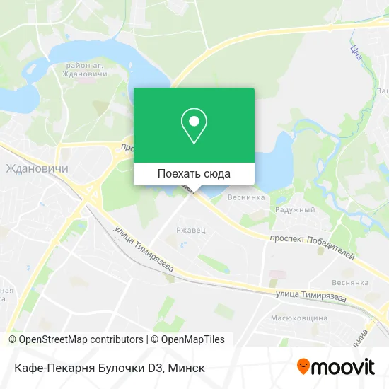 Карта Кафе-Пекарня Булочки D3