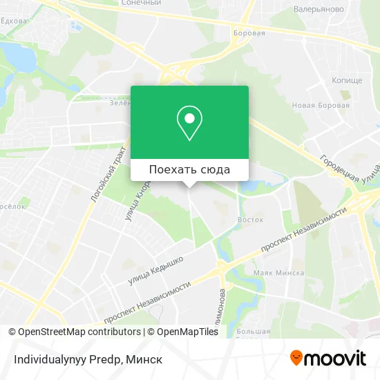 Карта Individualynyy Predp