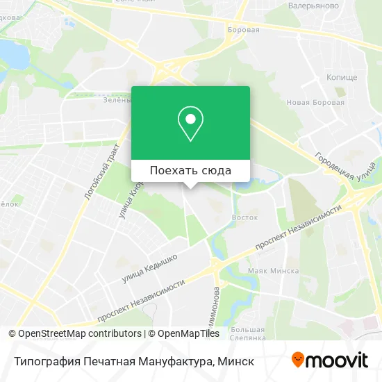 Карта Типография Печатная Мануфактура