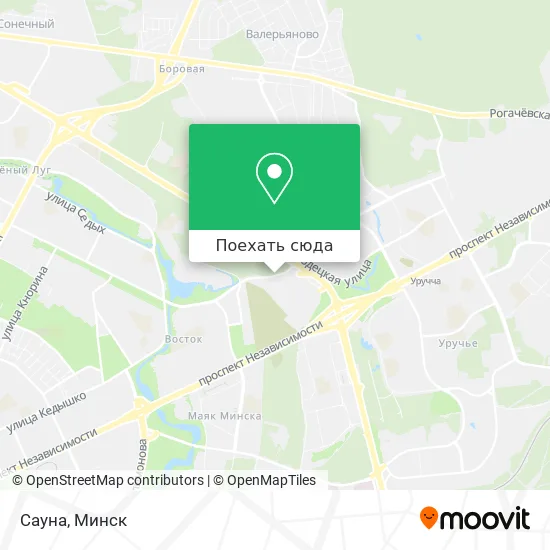 Карта Сауна