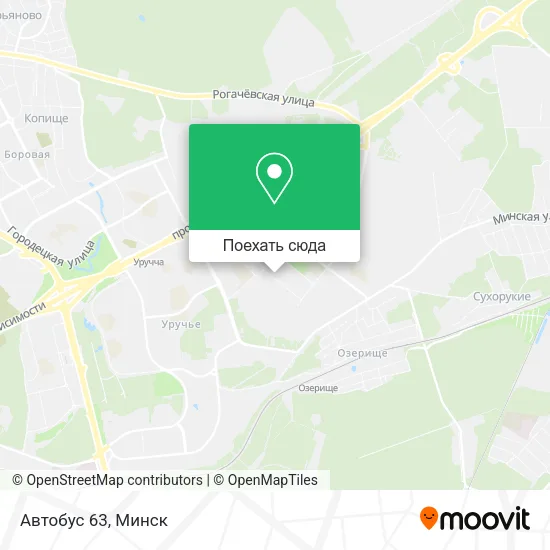 Карта Автобус 63