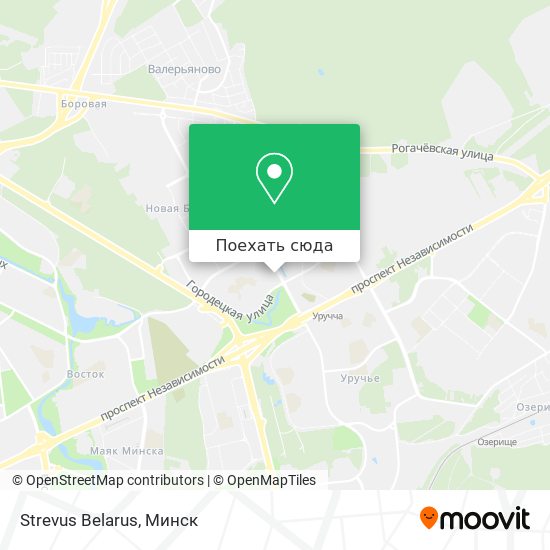Карта Strevus Belarus