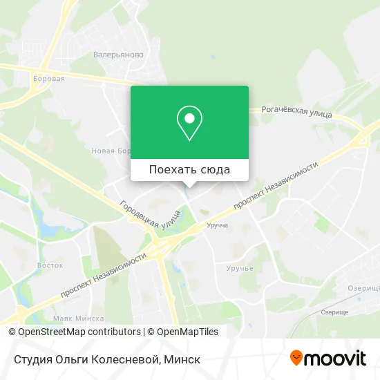 Карта Студия Ольги Колесневой