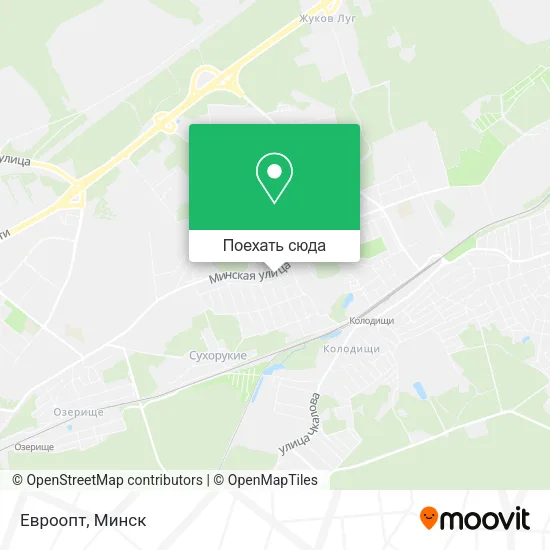 Карта Евроопт