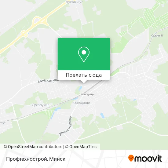 Карта Профтехнострой