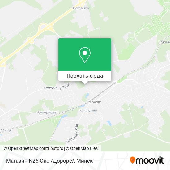 Карта Магазин N26 Оао /Дорорс/