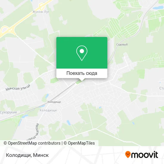 Карта Колодищи
