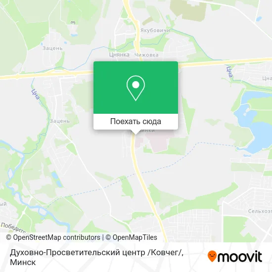 Карта Духовно-Просветительский центр /Ковчег/