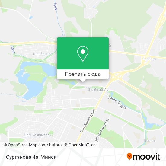 Карта Сурганова 4а