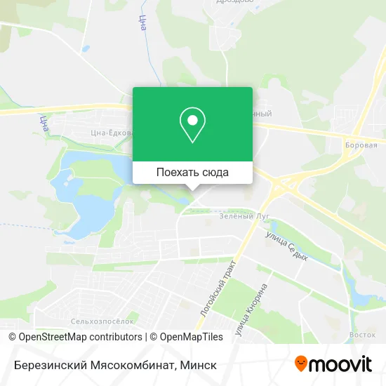 Карта Березинский Мясокомбинат