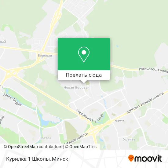 Карта Курилка 1 Школы