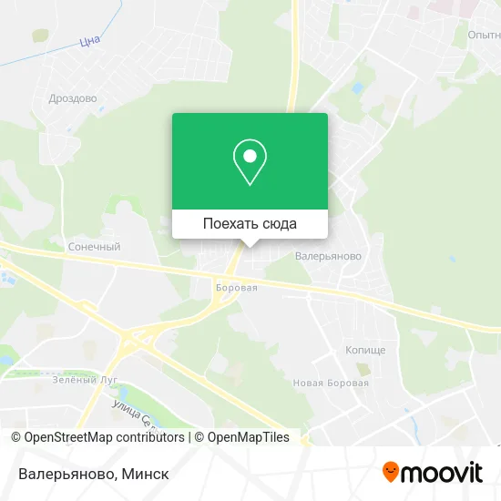 Карта Валерьяново