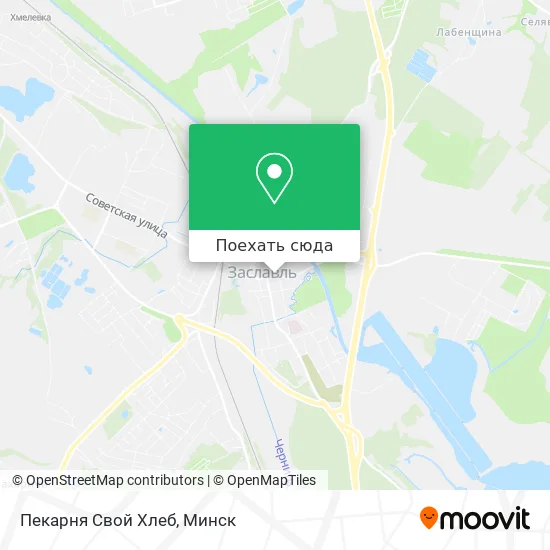 Карта Пекарня Свой Хлеб