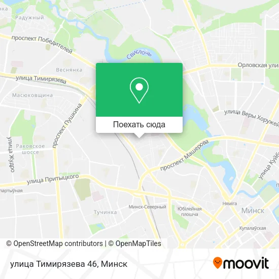 Карта улица Тимирязева 46