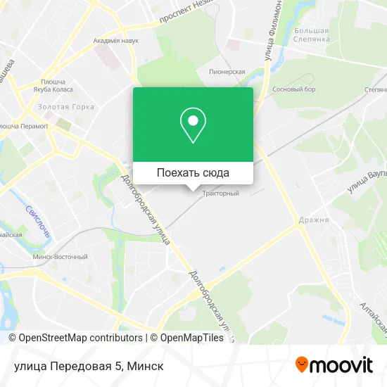 Карта улица Передовая 5