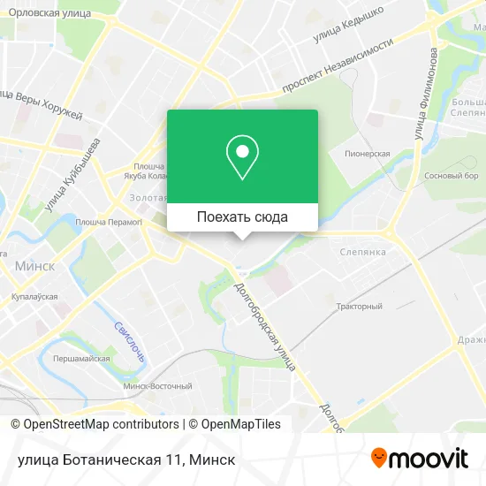 Карта улица Ботаническая 11