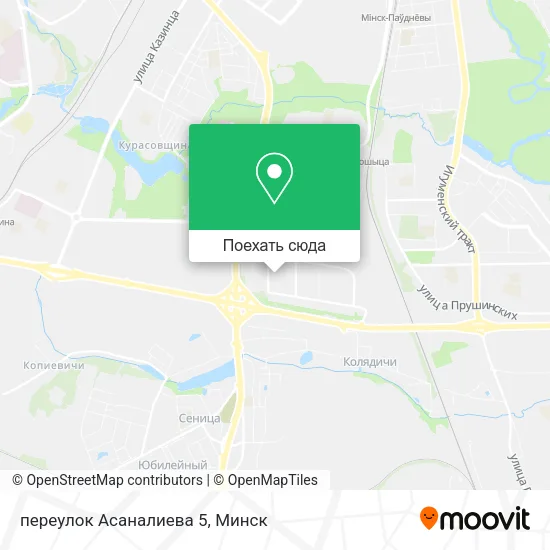 Карта переулок Асаналиева 5