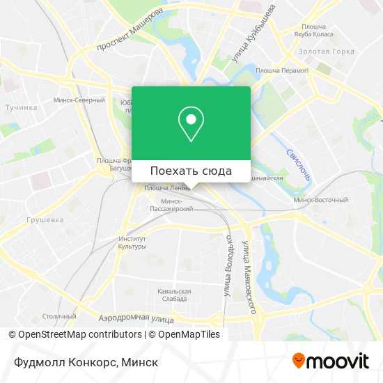 Карта Фудмолл Конкорс