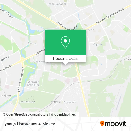 Карта улица Навуковая 4