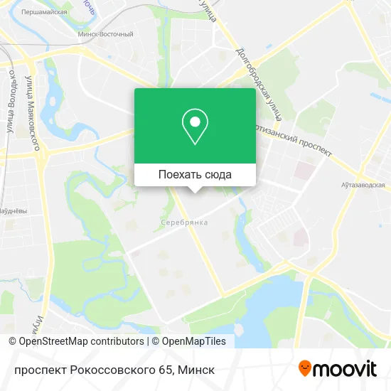 Карта проспект Рокоссовского 65