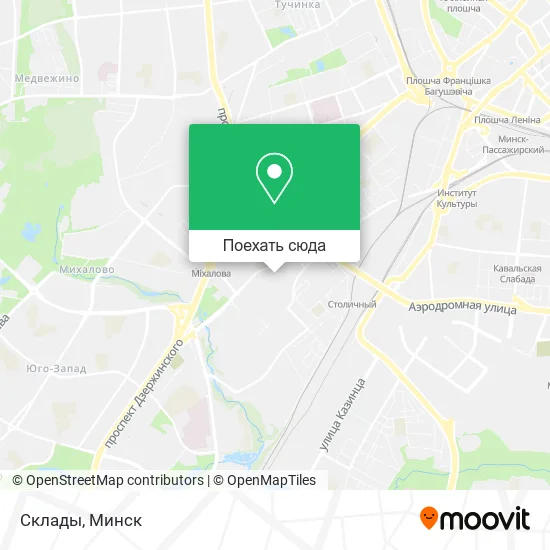 Карта Склады