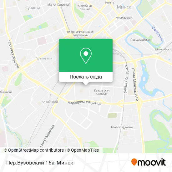Карта Пер.Вузовский 16а