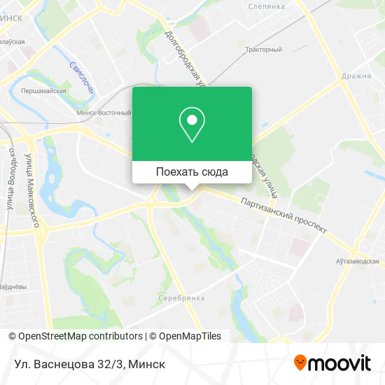 Карта Ул. Васнецова 32/3