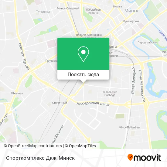Карта Спорткомплекс Дкж