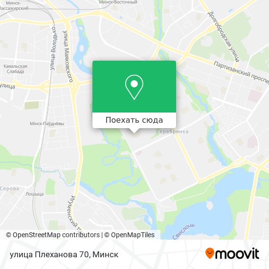 Карта улица Плеханова 70
