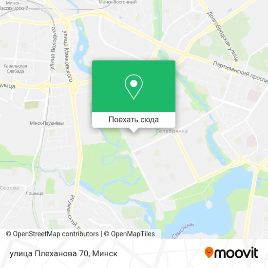Карта улица Плеханова 70